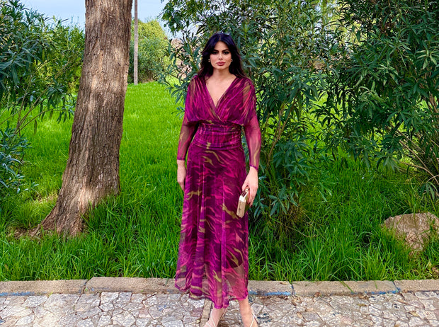 Vestido Tatiana Buganvilla