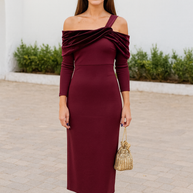 Vestido Luciana Burdeos