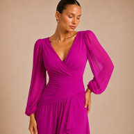 Vestido Miranda Buganvilla