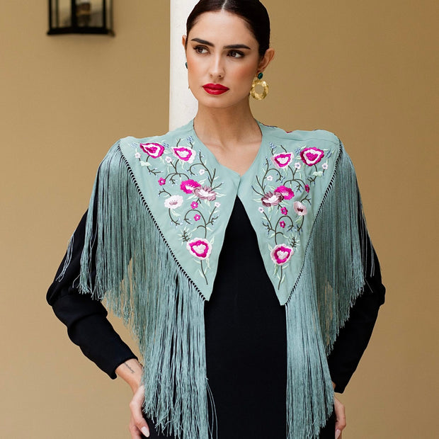 Capa bordada flamenca