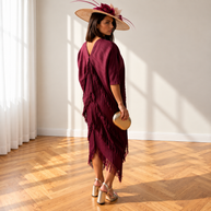 Vestido Etenia Burdeos