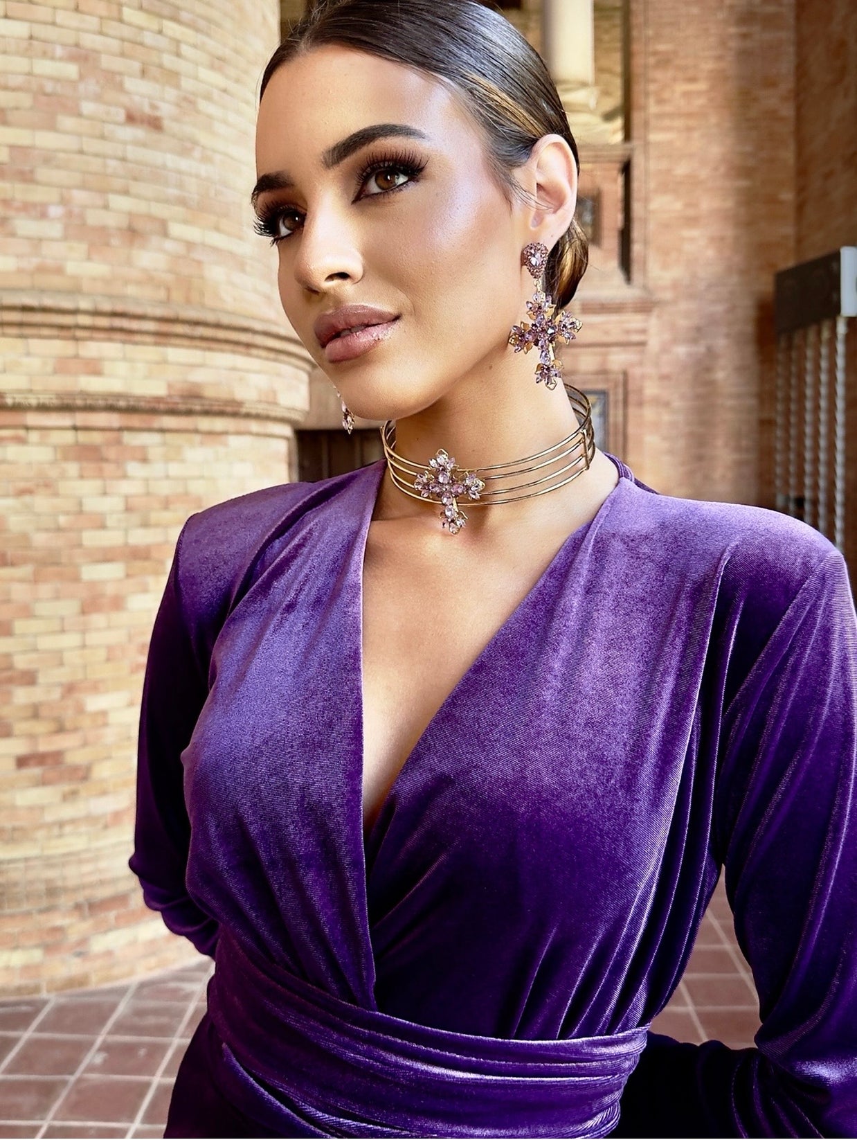 Vestido Imperio terciopelo