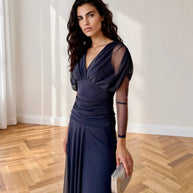Vestido Talía Azul Marino