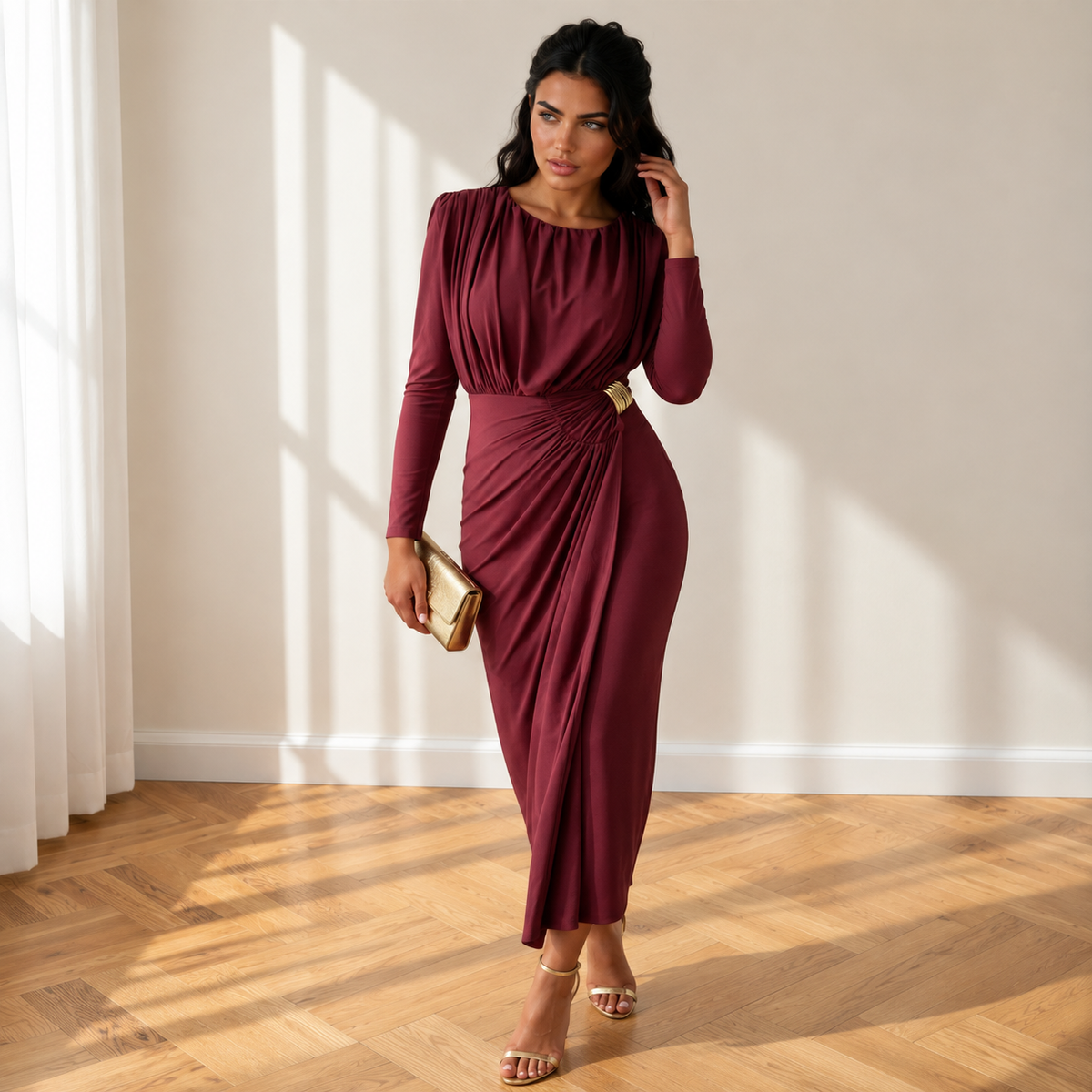Vestido Lourdes vino
