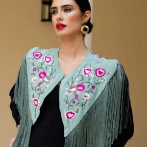Capa bordada flamenca