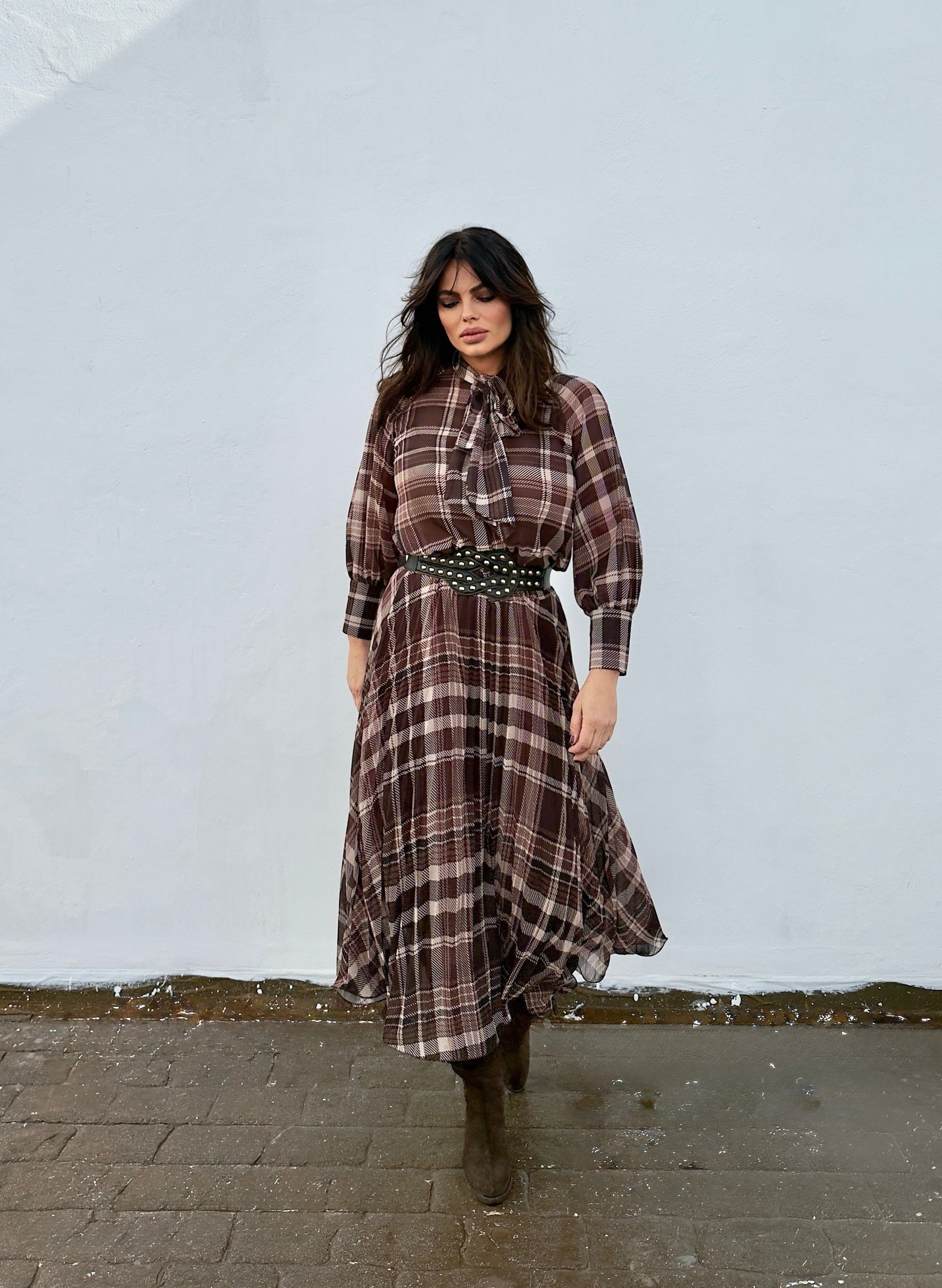 Conjunto camisa falda castle