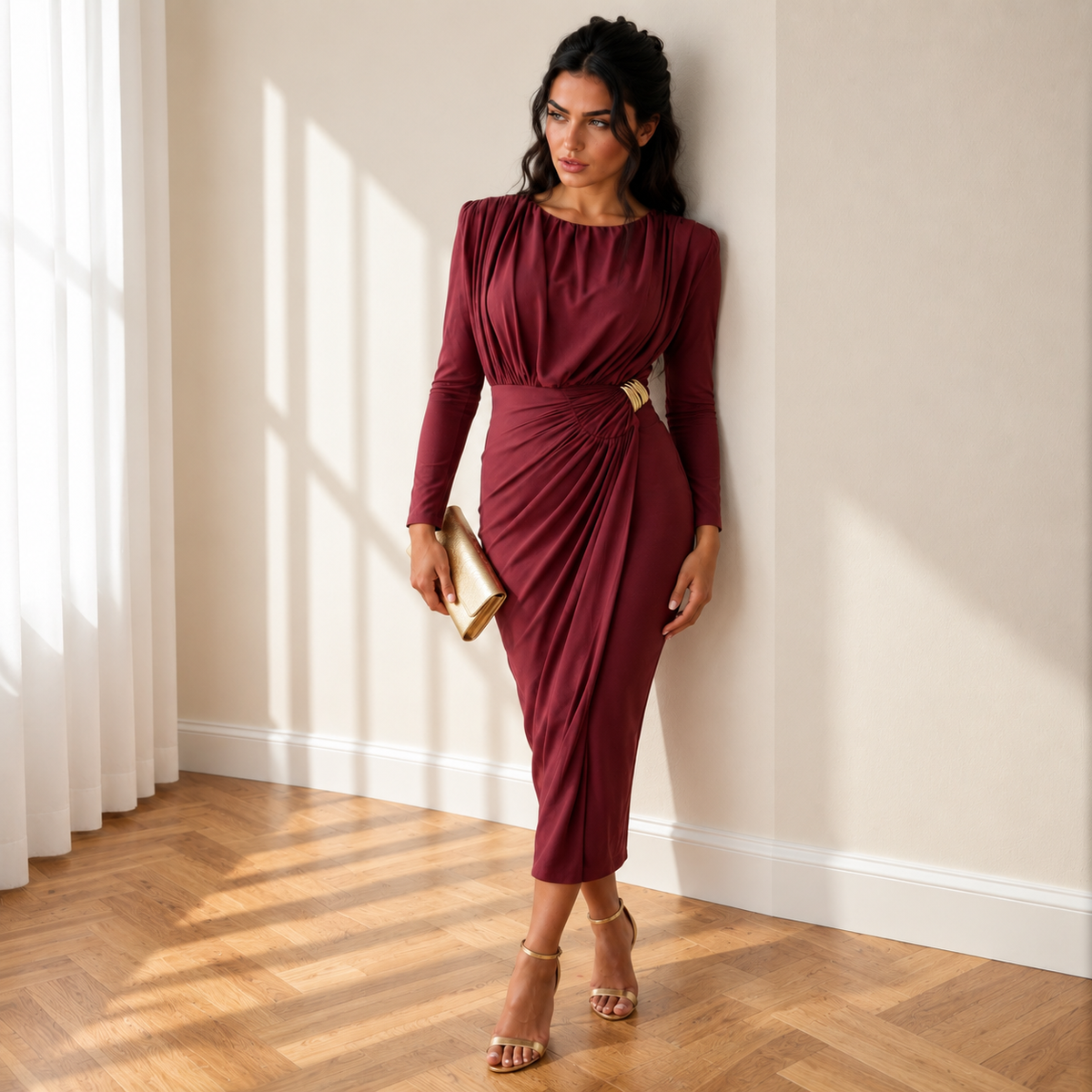 Vestido Lourdes vino