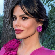 Pendientes Eliah fucsia