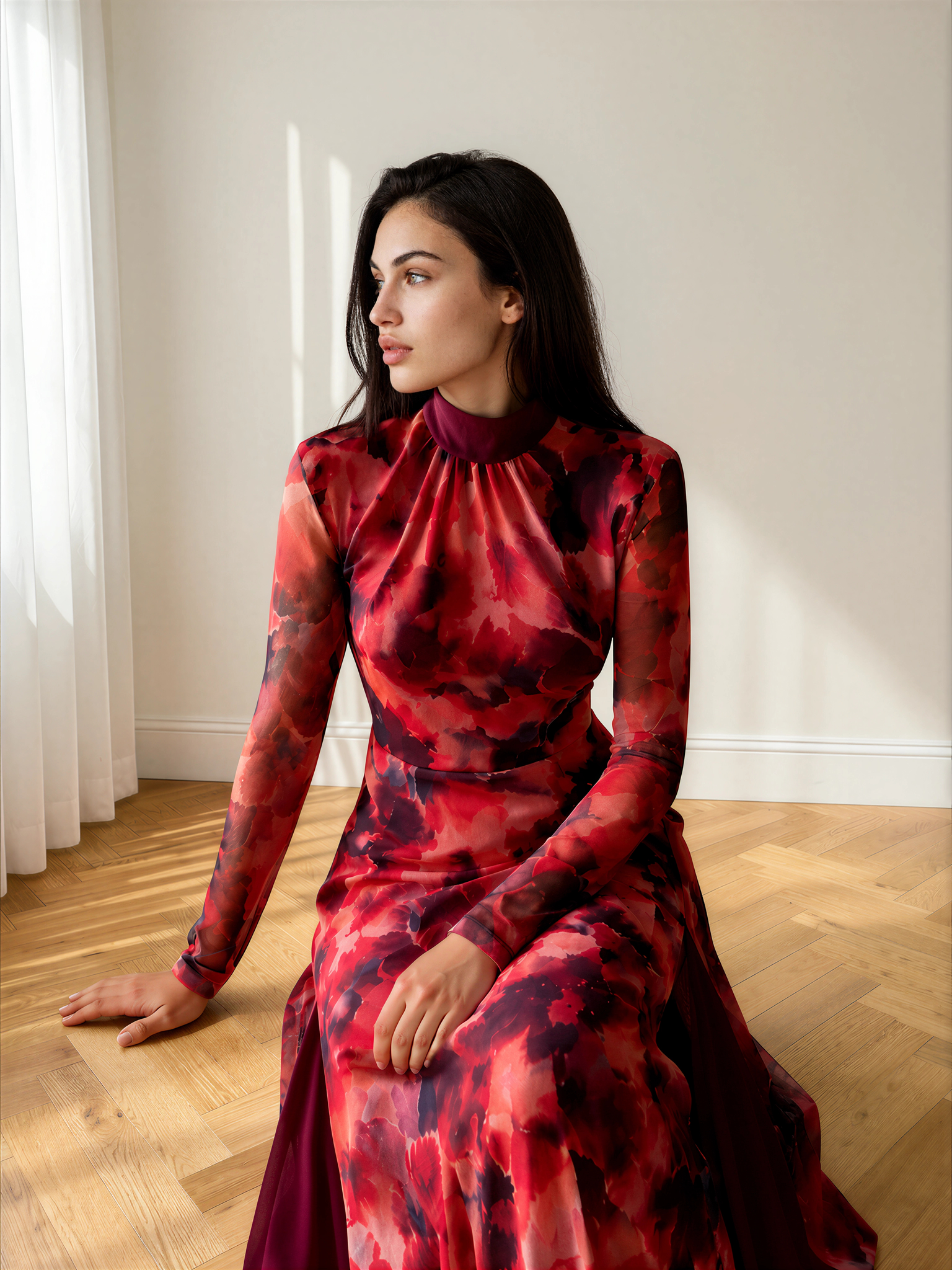 Vestido Berta Rojo