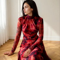 Vestido Berta Rojo