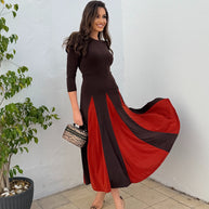 Vestido Tita Marrón