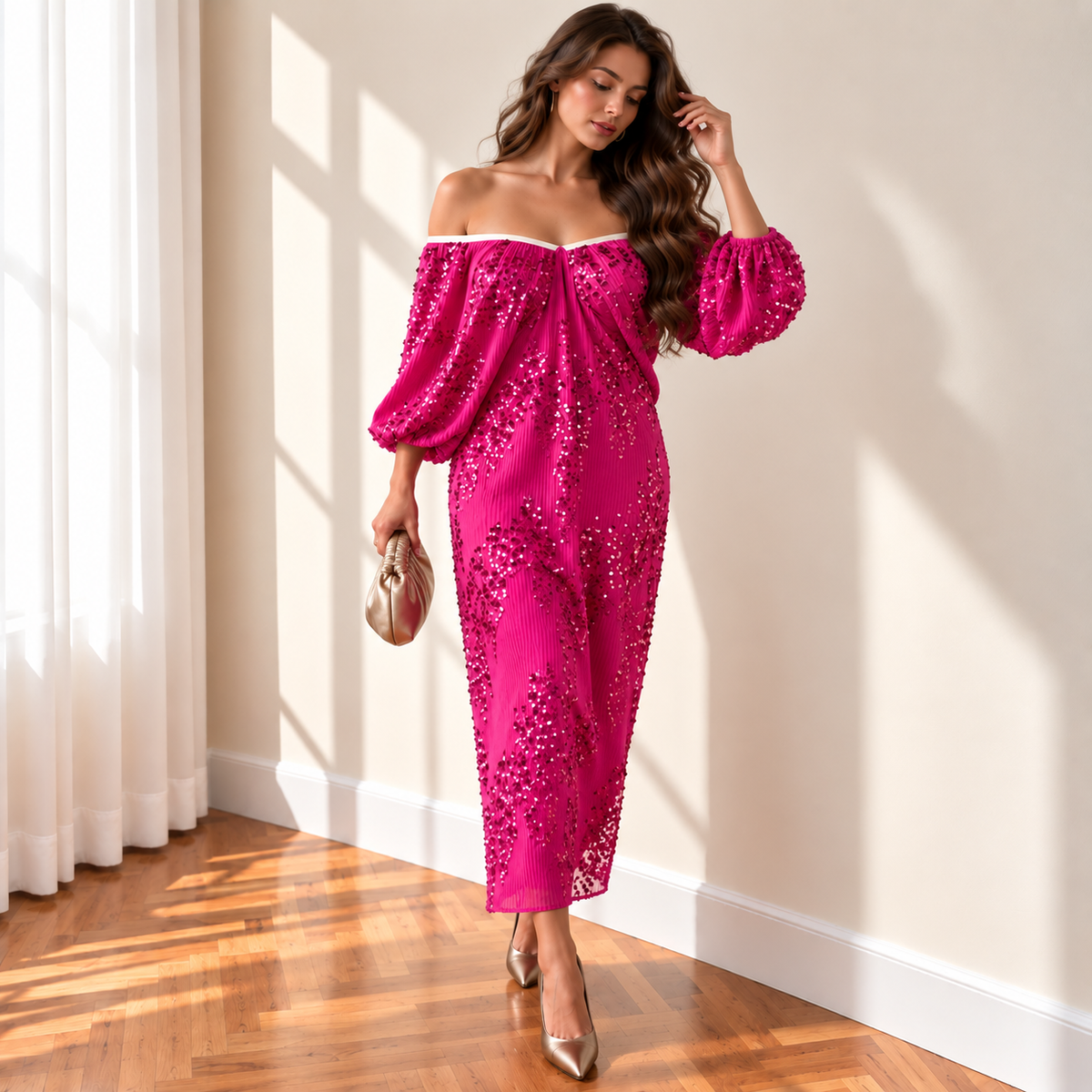 Vestido Mila Rosa Fucsia