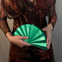 Bolso Abanico verde