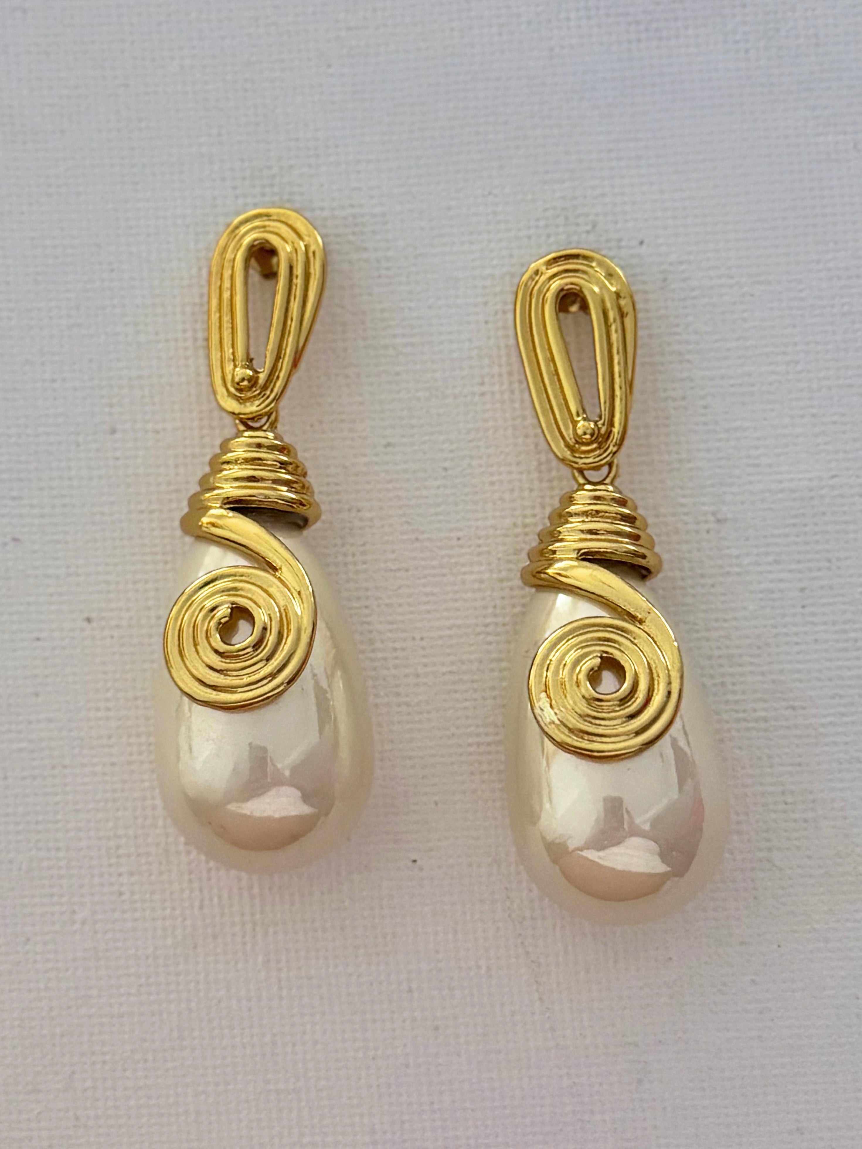 Pendientes Gota Perlas Grecia