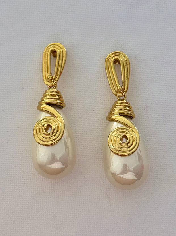 Pendientes Gota Perlas Grecia