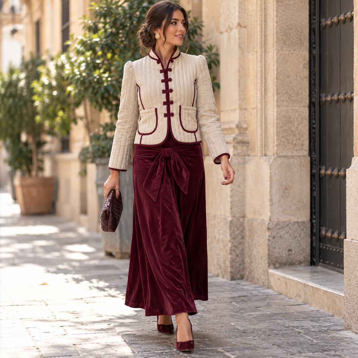 Chaqueta acolchada Claris