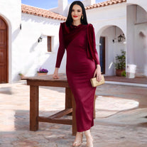 Vestido Alessandra Burdeos