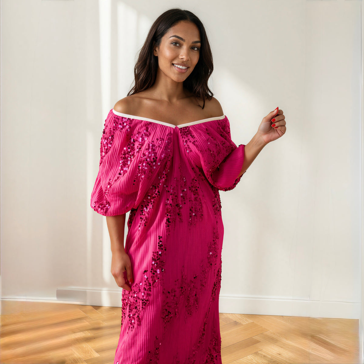 Vestido Mila Rosa Fucsia
