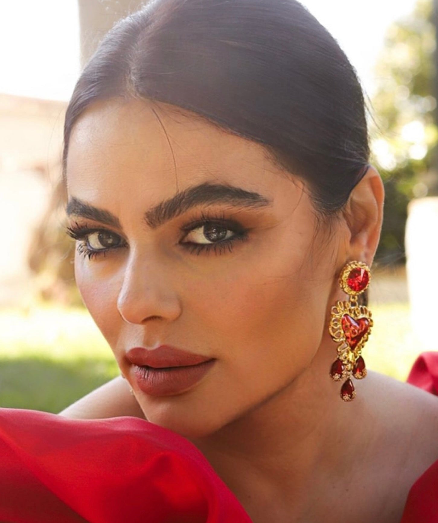 Pendientes corazón viviana