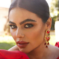 Pendientes corazón viviana