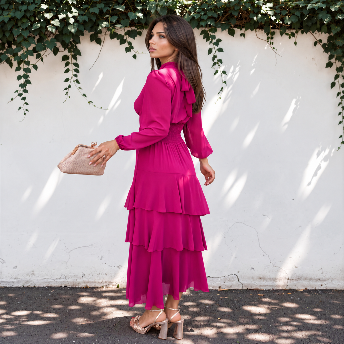 Vestido Ornella Buganvilla