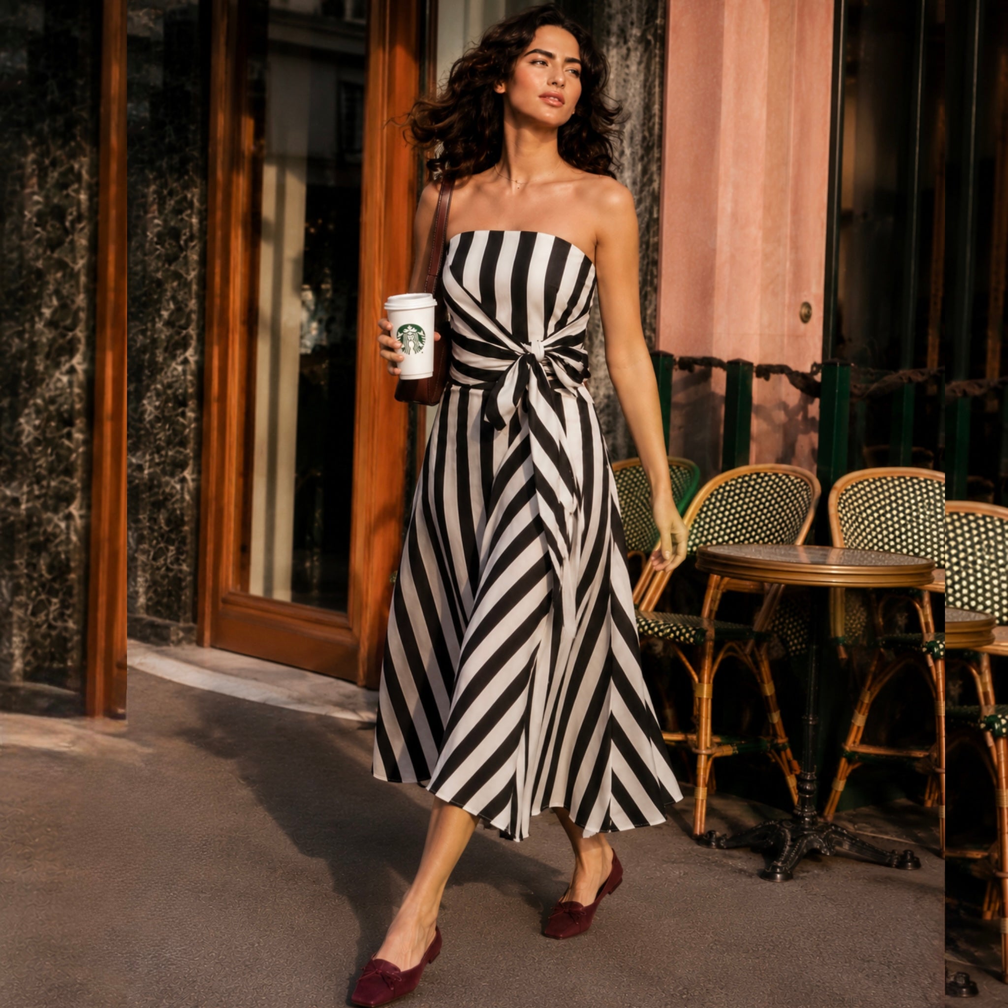 Vestido rayas Provenza