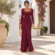 Vestido Dulce Burdeos