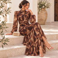 Vestido Paulina Marrón