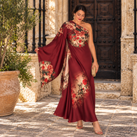 Vestido Akira Burdeos