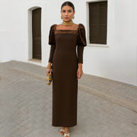 Vestido Elvira Marrón