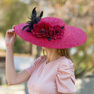 Pamela de paja natural fresa