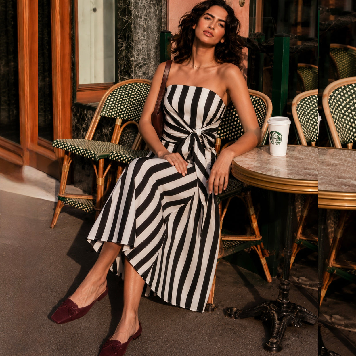 Vestido rayas Provenza