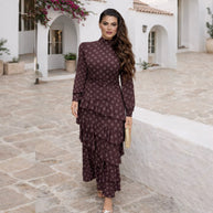 Vestido Marta marrón