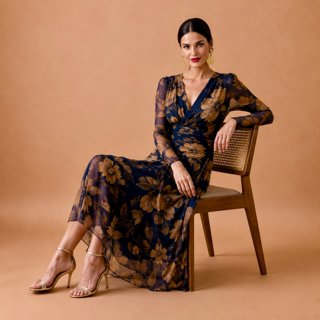 Vestido Olivia flores