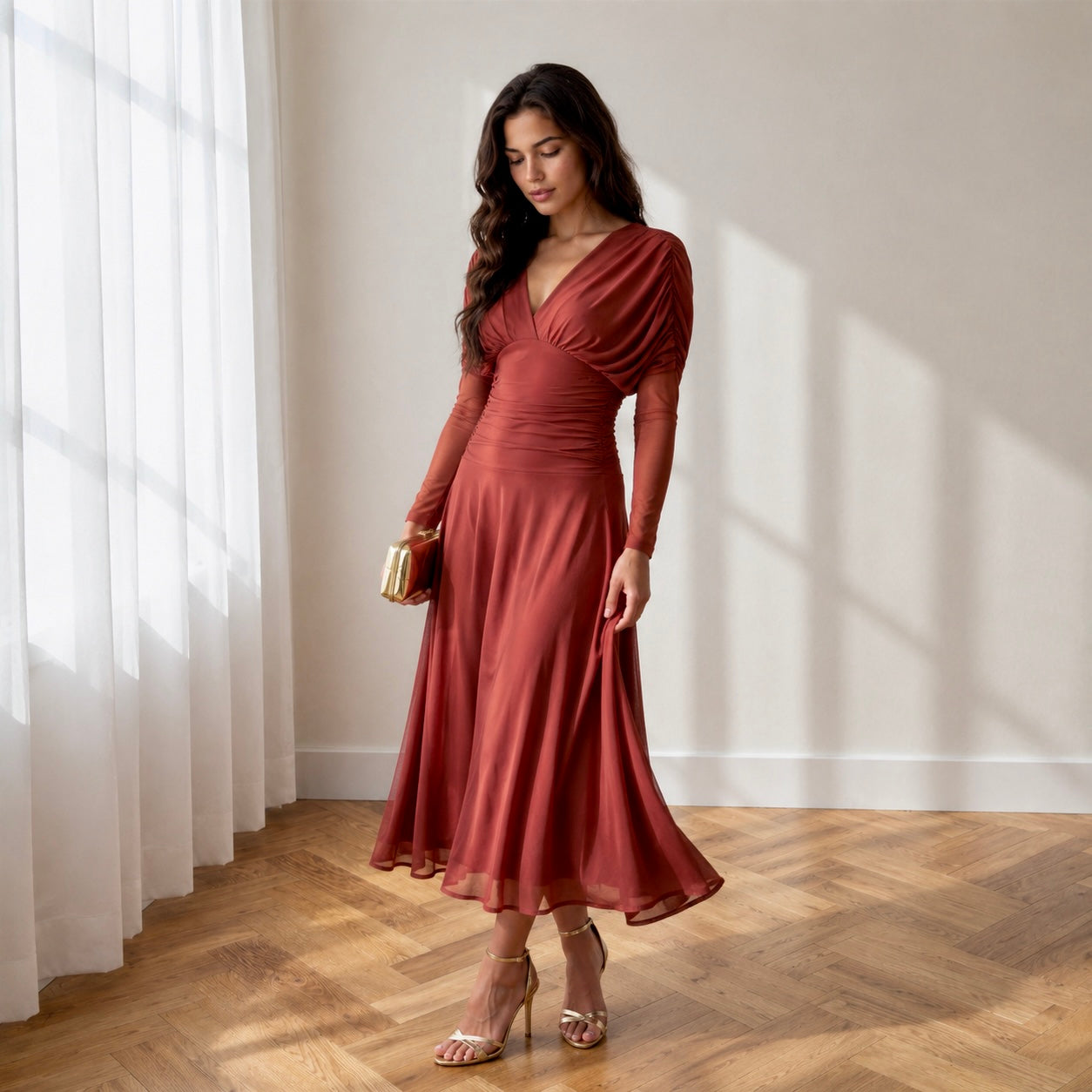 Vestido Talía Teja