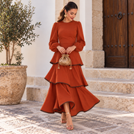 Vestido Luna Teja