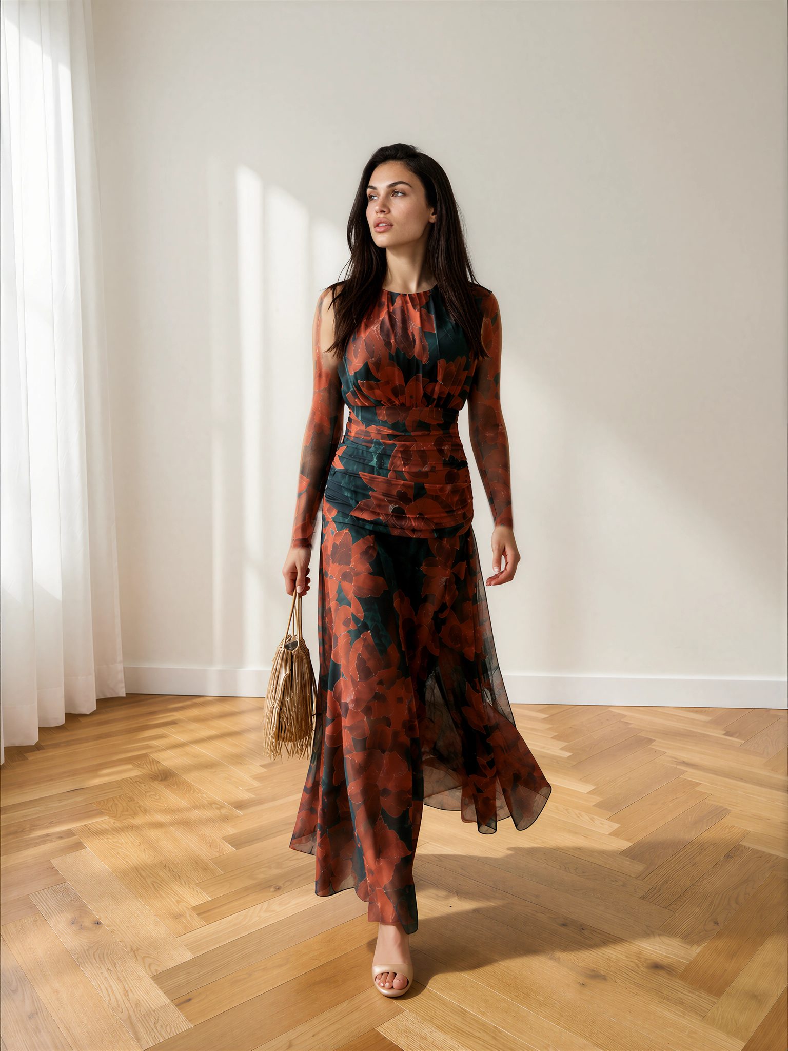 Vestido Jimena flores