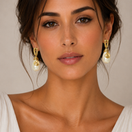 Pendientes Gota Perlas Grecia