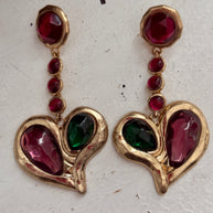 Pendientes corazón Deco
