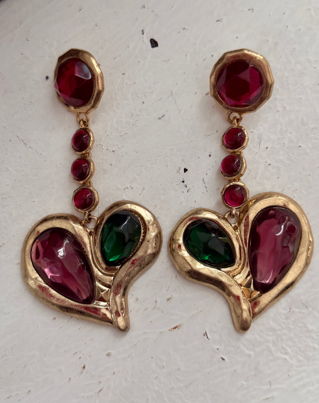 Pendientes corazón Deco