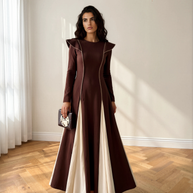 Vestido Martina Marrón