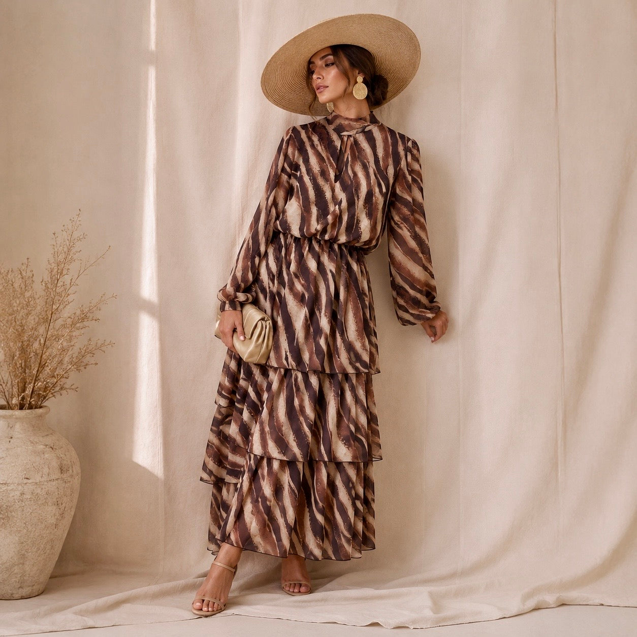 Vestido Vega estampado