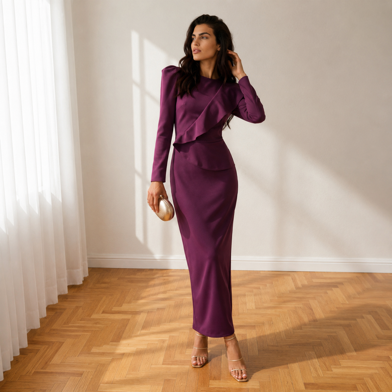 Vestido Allegra vino