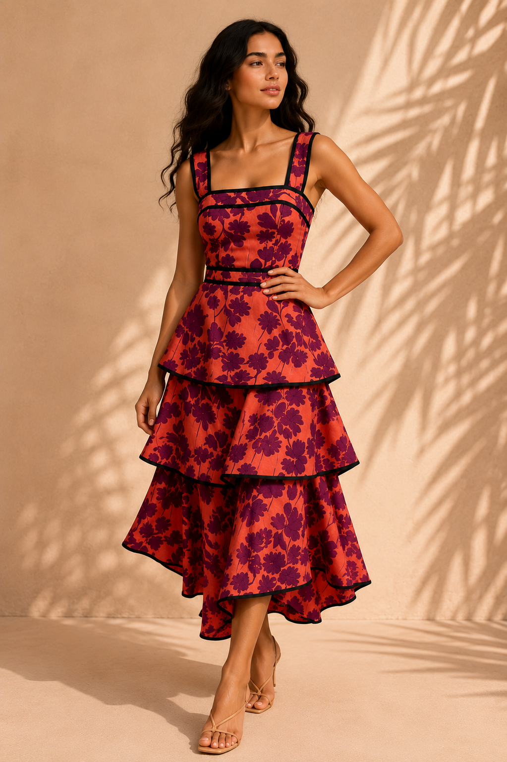 Vestido Adela Coral