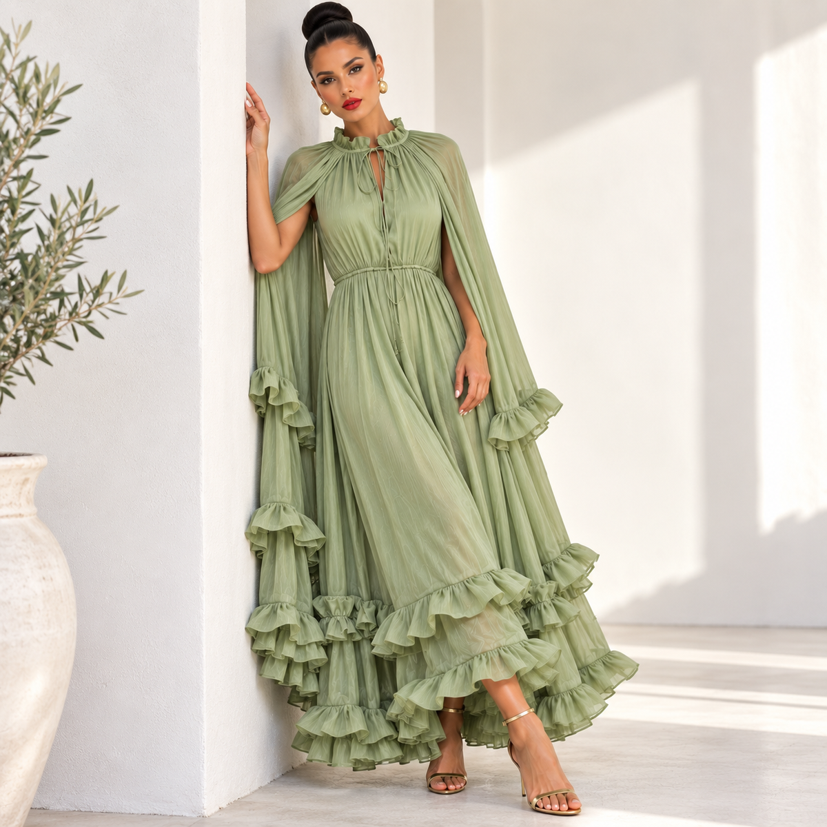 Vestido Gina verde