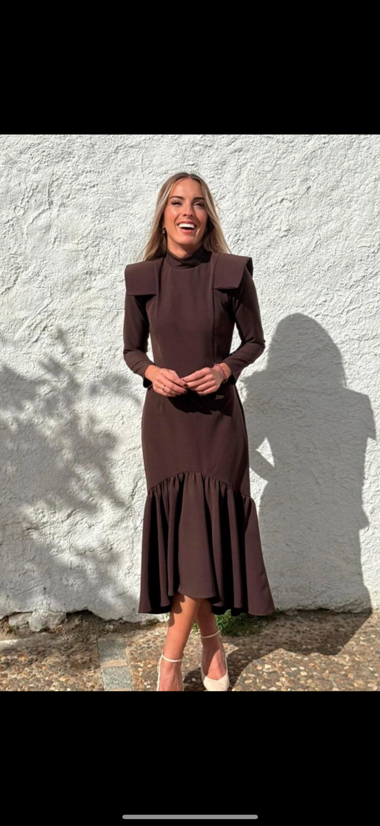 Vestido Odetta Marrón