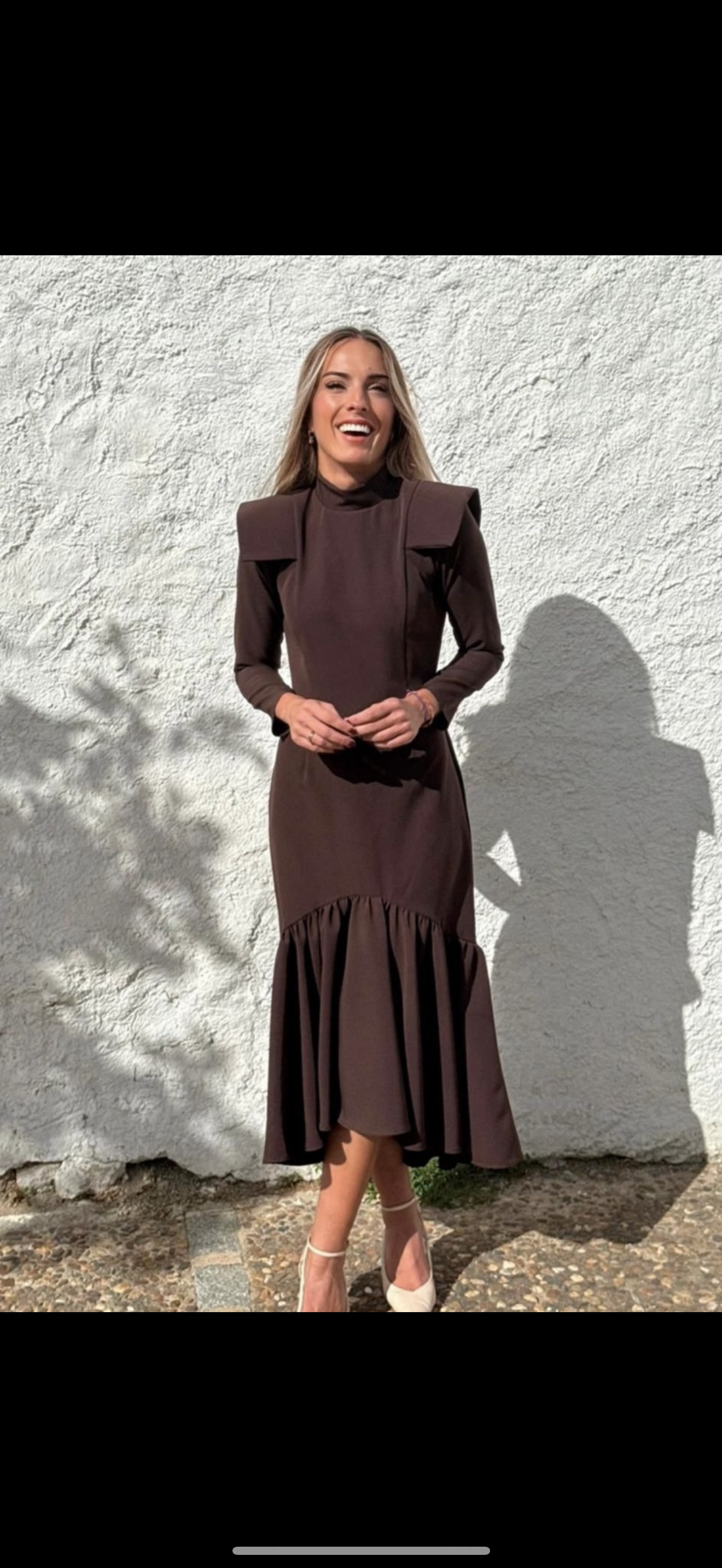 Vestido Odetta Marrón