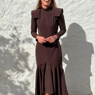 Vestido Odetta Marrón