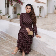 Vestido Marta marrón