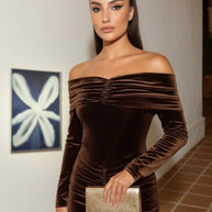 Vestido Mila Marrón